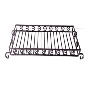 Gold Canyon Retired Bronze Metal Rectangular Accent Tray Industrial Home Decor